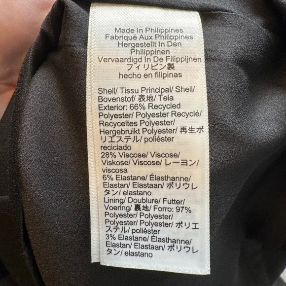 J.Crew Parc Dress 12T Black Carreman‎ French Italian Four Seasons Stretch Flare - Picture 9 of 9